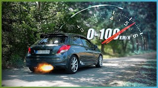 Peugeot 207 GTI - 0-100km/h [Stage 1]