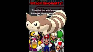 Furret Walk but with Mario Party DS Anti-Piracy Screen music Resimi