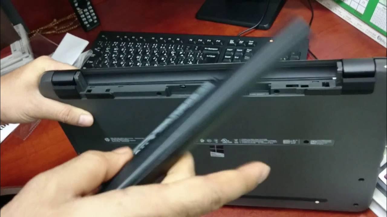 How to install battery in HP laptop Hp15 ac179 YouTube