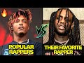 POPULAR RAPPERS VS THEIR FAVORITE RAPPER