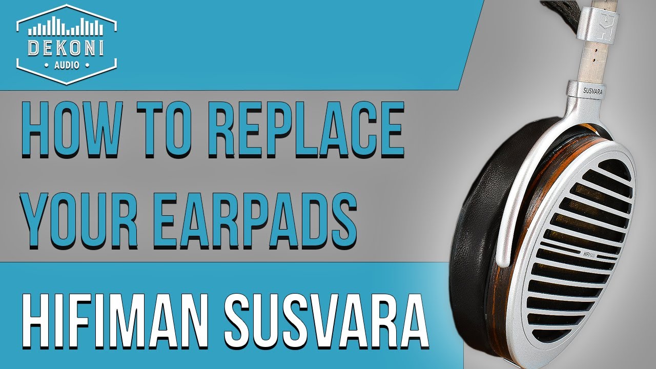 Dekoni Elite Sheepskin replacement earpads for the Hifiman Susvara