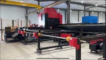 Tube Laser Unloading-Station Demo