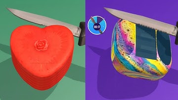 Soap Cutting Game!very satisfying and relaxing ASMR Slicing video game pt.1