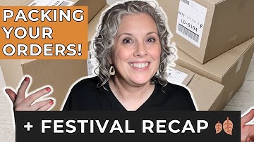 Come Pack Orders With Me! 🍂 Chatty Small Business Vlog