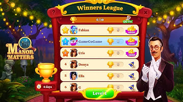Manor Matters Winners League level 1 - 2 after 9178 HD | Hidden Objects Come Back | Android | IOS