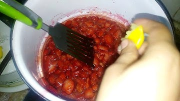 How to Make Strawberry Jam#Homemade #Small Batch# Preserves #Recipe #Cooking dairies by Umme Talha