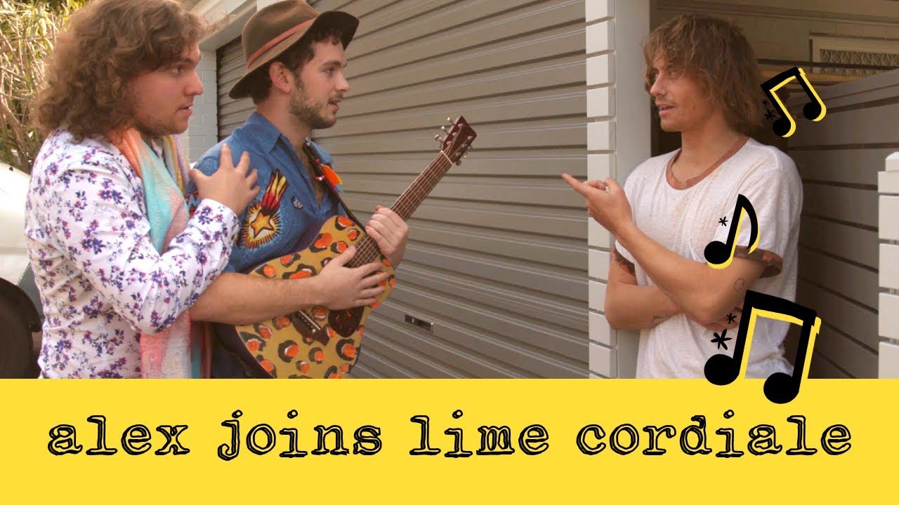Alex The Indie Singer Joins Lime Cordiale - YouTube