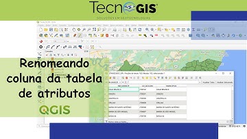 Renomeando coluna da tabela de atributos no QGIS