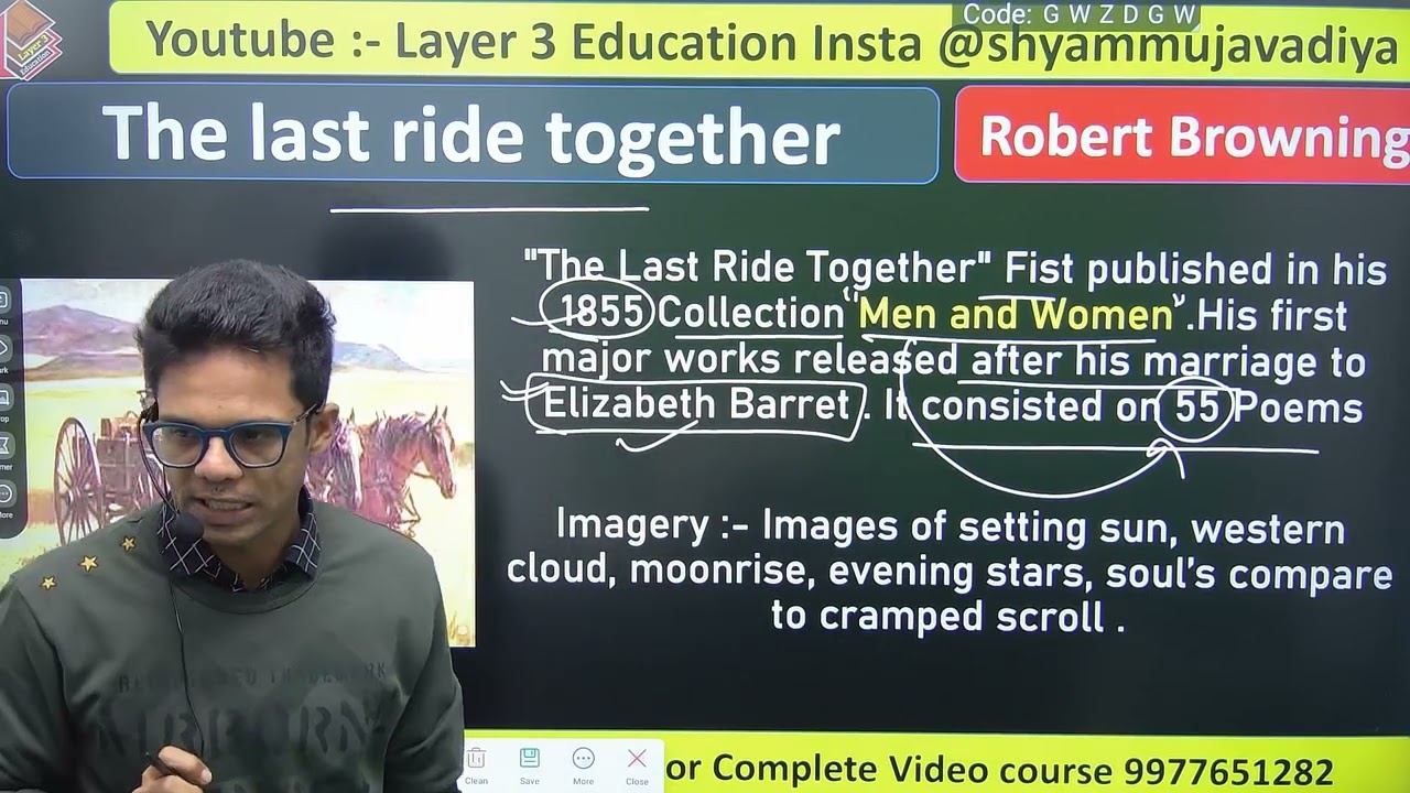 The last ride together I By Robert Browning I