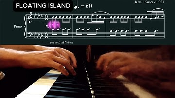 FLOATING ISLAND, Original Piano Composition (Sheet music)