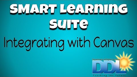SMART Learning Suite to Canvas