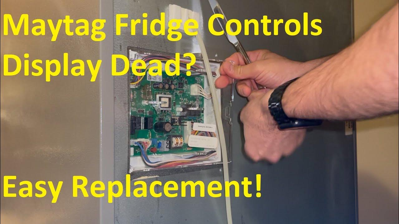 Maytag French Door Fridge MFI2269VEM7 Control Board Replacement YouTube