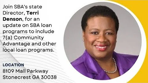 SBA Director Terri Denson Fireside Chat