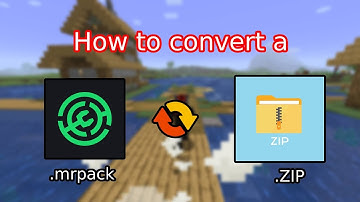 How to convert a .MRPACK file to .ZIP for Modrinth?