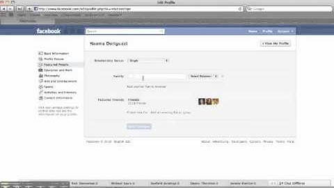 Organizing Friends On Facebook Profile Page