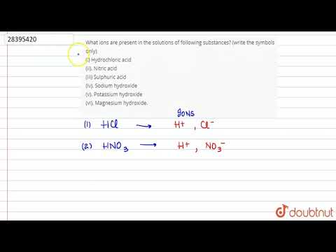 Wideo: Jakie jony występują w roztworze kwasu?