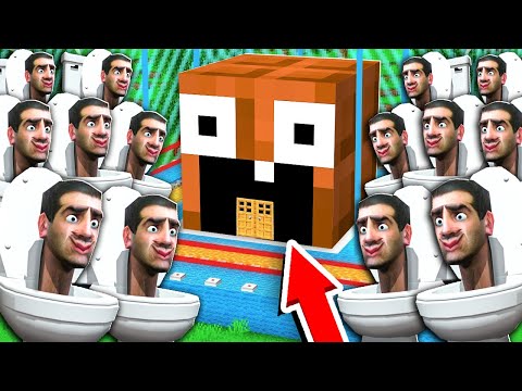 😱 1000 *БЕШЕНЫХ* Скибиди ТУАЛЕТОВ vs 100% ЗАЩИЩЁННАЯ БАЗА Нуба и Про в Майнкрафт ! ВЛАДУС