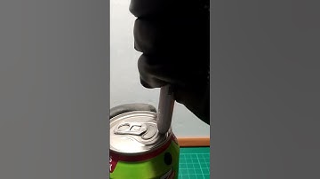Popping a drink can open with a marker pen