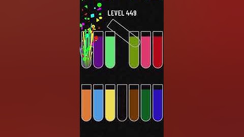 Water Sort Puzzle level 449-450
