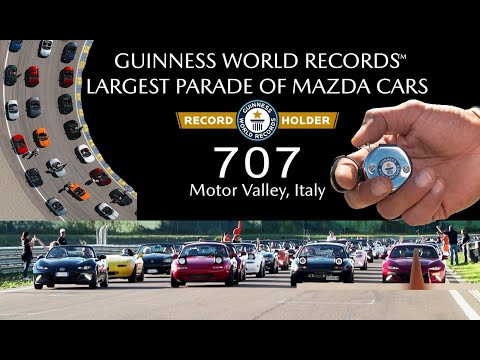 Raduno dei Record! E' Guinness World Records Mazda MX-5 Modena ITALY