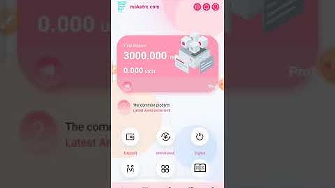maketrx.com | invitation code: 0qf2| TRX mining | Sign up to get 3000 Trx | make money at home |