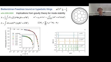 "Discrete Holography" by Johanna Erdmenger (Wuerzburg)
