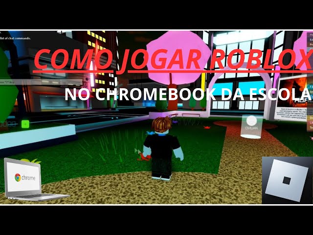 Como jogar roblox em um Chromebook (da escola ou do governo) 