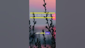 Find Inner Peace - Letting Go of Chaos