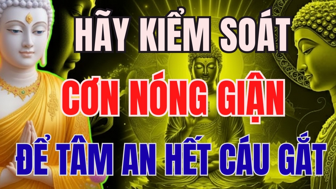NIỆM PHẬT HAY NHẤT: HÃY KIỂM SOÁT CƠN NÓNG GIẬN ĐỂ TÂM AN HẾT CÁU GẮT RẤT HAY | HƠI THỞ TÂM AN