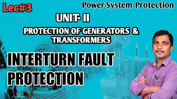 INTERTURN FAULT PROTECTION OF GENERATOR | Chapter II | POWER SYSTEM PROTECTION | LEC #3