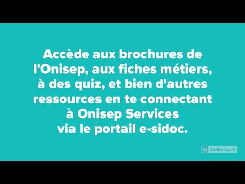 Onisep Services sur e-sidoc