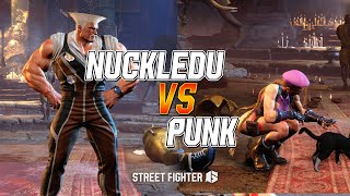 SF6 NuckleDu (Guile) vs Punk (Cammy) Street Fighter 6