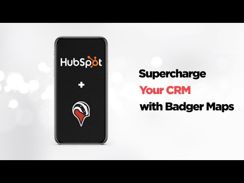 Integrate Hubspot CRM with Badger Maps