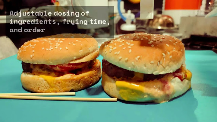 A High-Tech Cooking Experience: Watch a Robot Makes a Juicy Hamburger