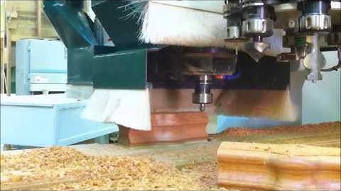 Milling Railing Parts on a CNC Router