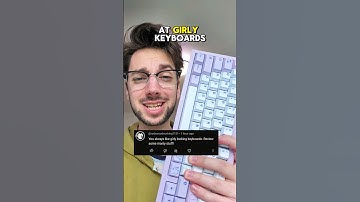 "You Only Look At Girly Keyboards"  🦆🥴