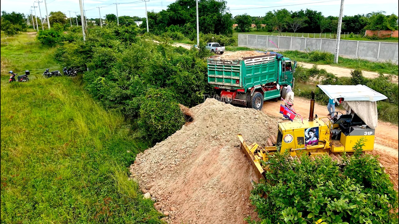 Incredible DOZERD31PX Clearing Forest Step by Step & Truck Unload & Start NEW Of Landfilling