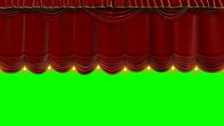 Curtain Animation Green Screen Video Effect Source No Copyright Video