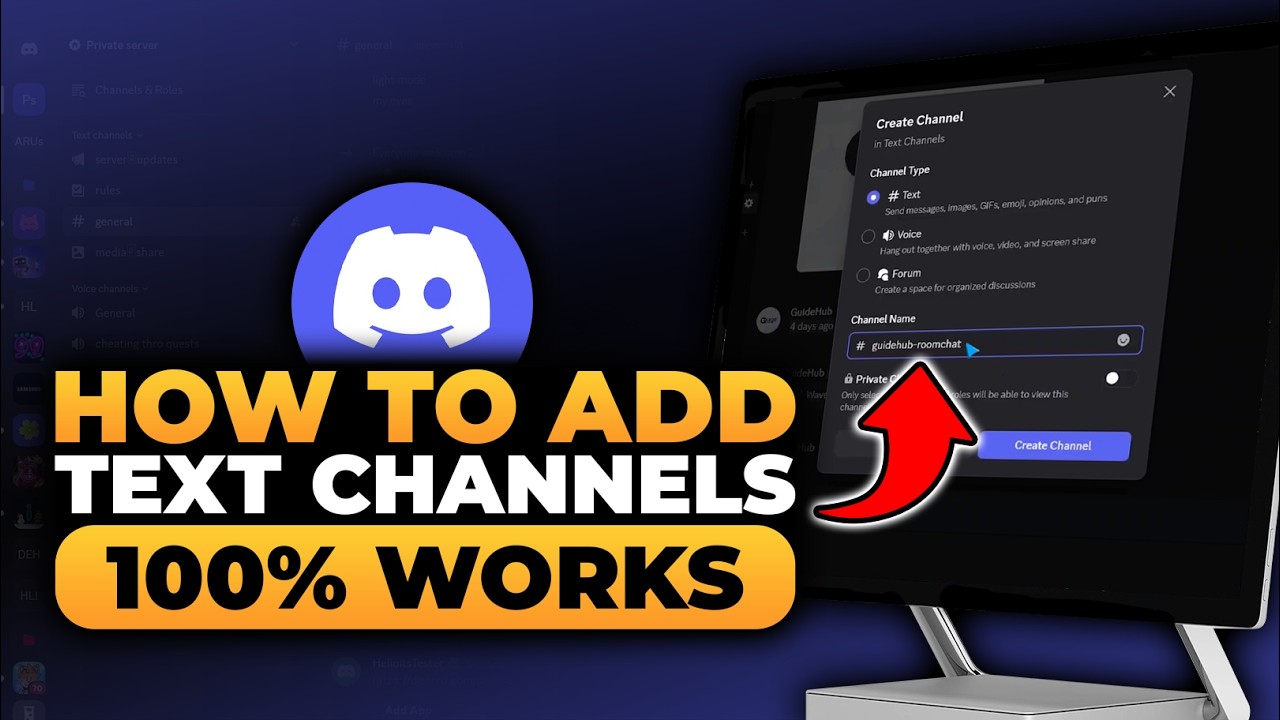 How To Add Text Channels in Discord (𝟮𝟬𝟮𝟲) | 100% WORKS | NO Yapping ...