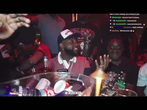 Davido and rynenzo vibing to Kizz Daniel’s “Woju” on rynenzo’s livestream. See as OBO dey chop am 😂🔥