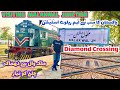 Visiting malakwal junction railway station and exploring malakwal diamond crossing