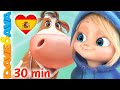 🐄 La Vaca Lola y Más y Canciones Infantiles | Dave and Ava en Español 🐄