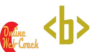 HTML Bold tag - Learn HTML - Online Web Coach