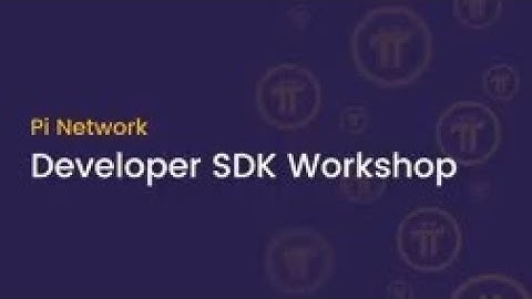 Build on Pi - SDK Workshop