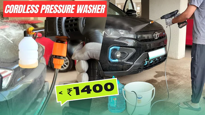 Portable Cordless Pressure Washer @ ≈ ₹1400 | Amazon | For Car, Bike Washing