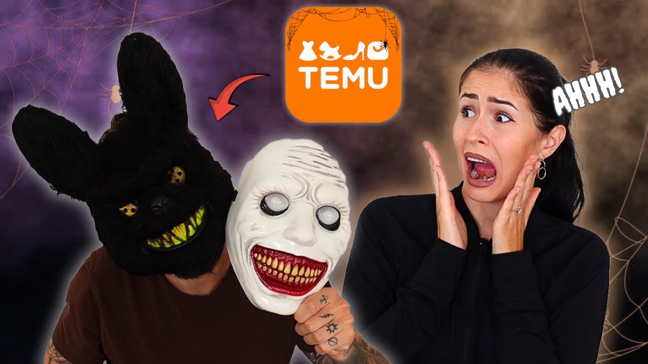 Kúpila som NAJSTRAŠIDELNEJŠIE HALLOWEEN Masky z TEMU!