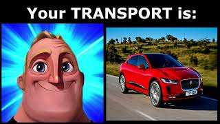 Mr Incredible Becoming Сanny Meme (Your Transport)