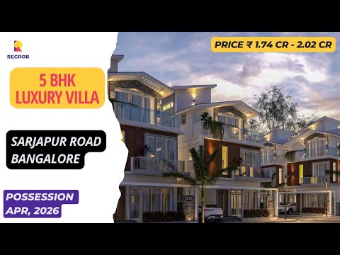 Sowparnika Life on the Green |☎9870312902 | 5 BHK Villas For Sale on sarjapur Road Bangalore #villas