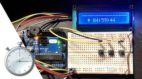 Arduino Count Down Timer LCD Screen Hours,Minute,Second -TEST PROJECT