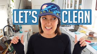 LET'S CLEAN THIS TINY HOUSE  | Prepping for holiday guests